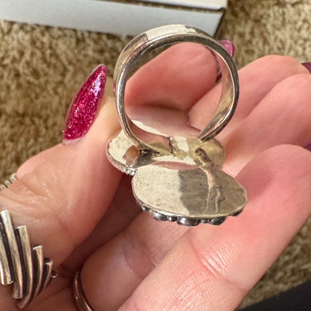 Sterling Silver Adjustable Crawler Statement Ring… - image 5